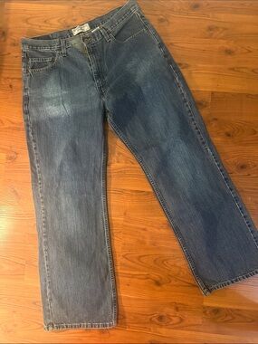 Relaxed Fit Men's Blue Denim Jeans